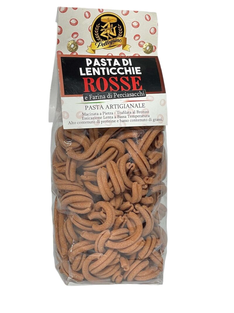 Pasta di lenticchie rosse